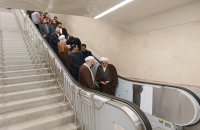 نمایندگان مجلس از پروژه متروی قم بازدید کردند 